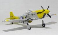 P-51 Mustang EPO 1200mm silber/gelb PNP
