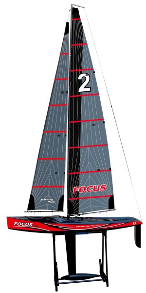 Focus 1-Metre Racing Yacht 995mm 2.4GHz RTR V3 rot