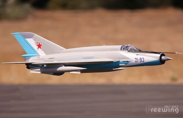 Freewing MiG-21 EPO 800mm blau KIT+